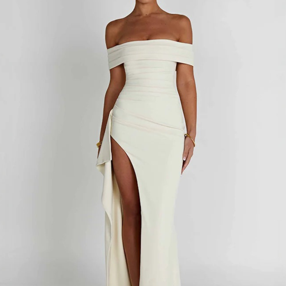 Heidemarie - Luxus Maxi Kleid