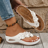 Christel - Bequeme Blumensandalen