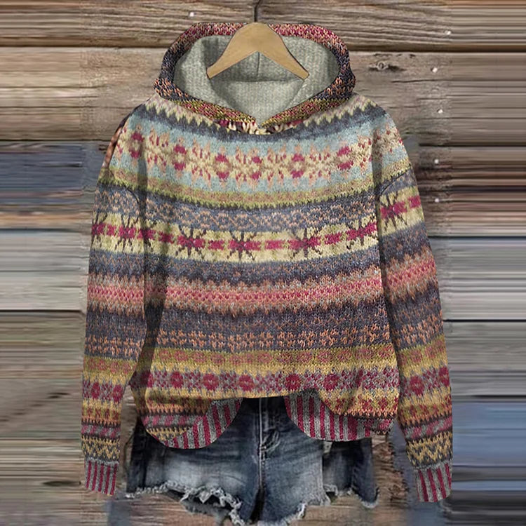 Gabriele - Retro Ethnischer Sweat