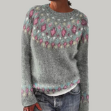 Walburga - Pullover mit Muster
