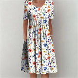 Ursel - Midi-Kleid mit Volants