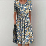 Ursel - Midi-Kleid mit Volants