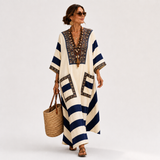 Irmgard - Kaftan Bordeaux Ethnisch