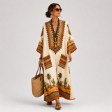 Rosamunde - Kaftan Braun Boho