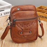 Laura - Strukturierte Lederhandtasche