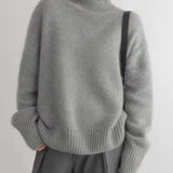 Roswitha - Luxuriöser Rollkragenpullover aus Kaschmir