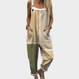 Heidi - Bequeme bedruckte Latzhose
