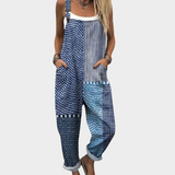 Hilde - Bequeme bedruckte Latzhose