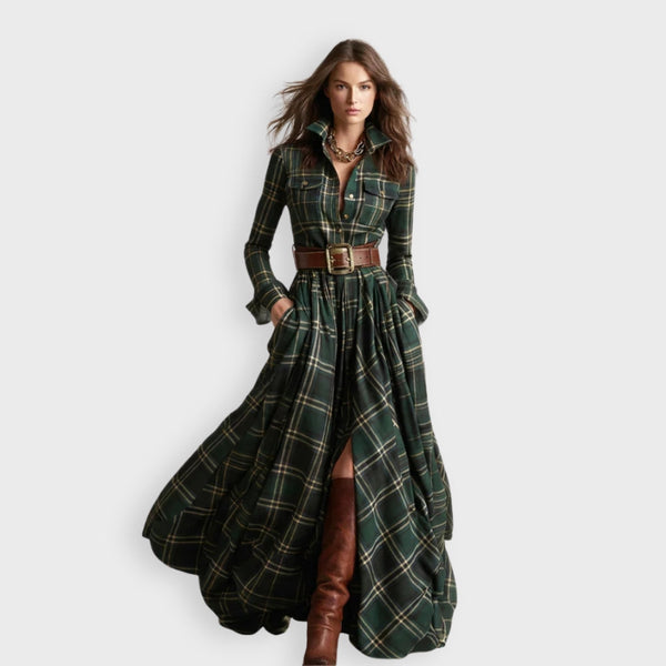 Britta - Hemdblusenkleid mit Gürtel
