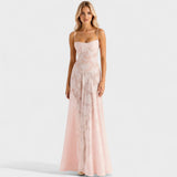 Gerlinde - Maxikleid aus floraler Spitze