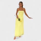 Frauke - Maxikleid in Gelb