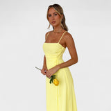 Frauke - Maxikleid in Gelb