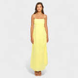 Frauke - Maxikleid in Gelb