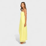 Frauke - Maxikleid in Gelb