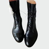 Justine - Orthopädische Stiefel aus Leder