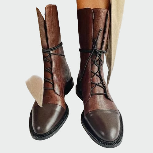 Justine - Orthopädische Stiefel aus Leder