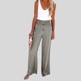 Ernestine - Hochtaillierte Lockere Hose