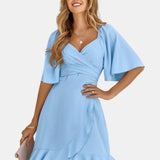 Gunhild - Midi Kleid Hellblau