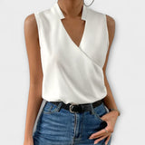 Bettina - Elegantes V-Ausschnitt Top