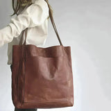 Gerda - Klassische Lederhandtasche