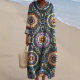 Johanna - Boho Kleid mit Ethno-Print