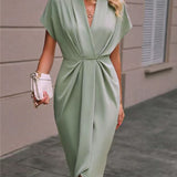 Thea - Midikleid Wickeloptik
