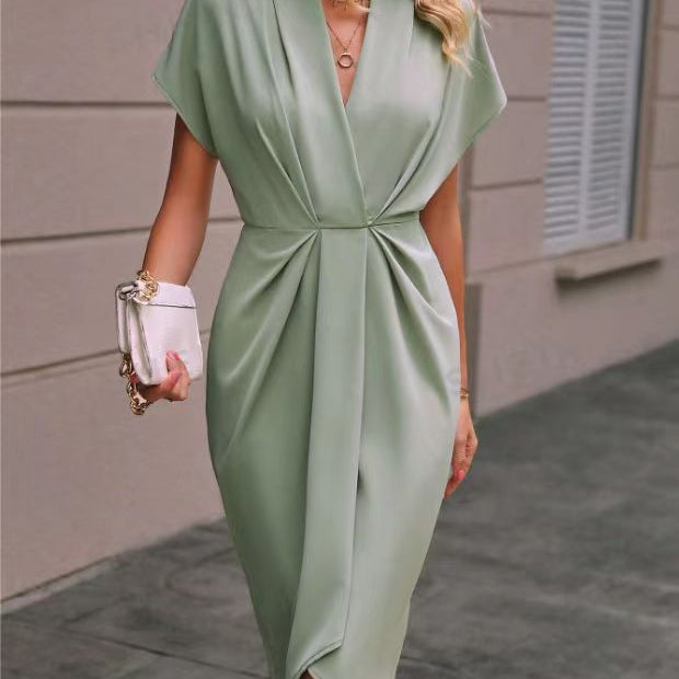 Thea - Midikleid Wickeloptik