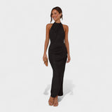 Dorothea - Lange plissierte Robe