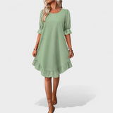 Auguste - Lässiges Kleid mit Rüschen