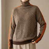 Eleonore - Hochkragen Herringbone Luxe