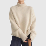 Roswitha - Luxuriöser Rollkragenpullover aus Kaschmir