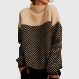 Ingeborg - Baumwollpullover mit Stehkragen