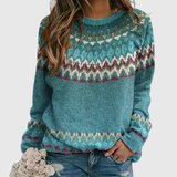 Regina - Pullover mit Retro-Wave-Muster