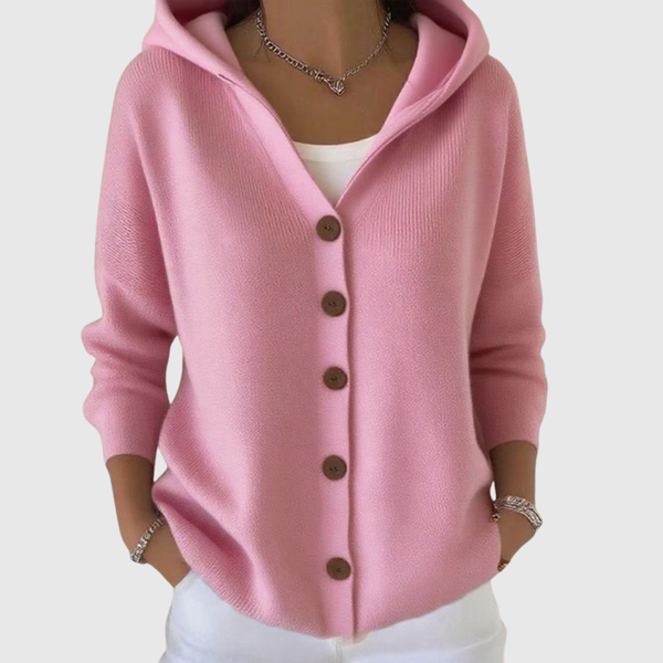 Sieglinde - Komfortabler Strickcardigan mit Kapuze