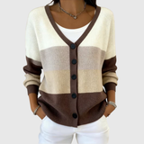 Margarete - Bequemer Strickcardigan mit Knöpfen