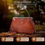 Lieselotte - Vintage Lederhandtasche
