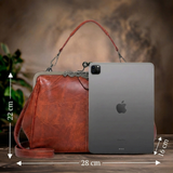 Lieselotte - Vintage Lederhandtasche