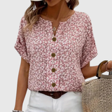 Jutta - Elegantes Blumenoberteil für den Sommer