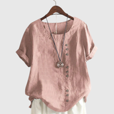 Cornelia - Bequeme Bluse mit kurzen Ärmeln