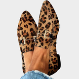 Heike - Elegante Leoparden-Mokassins