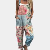 Gisela - Bequeme bedruckte Latzhose