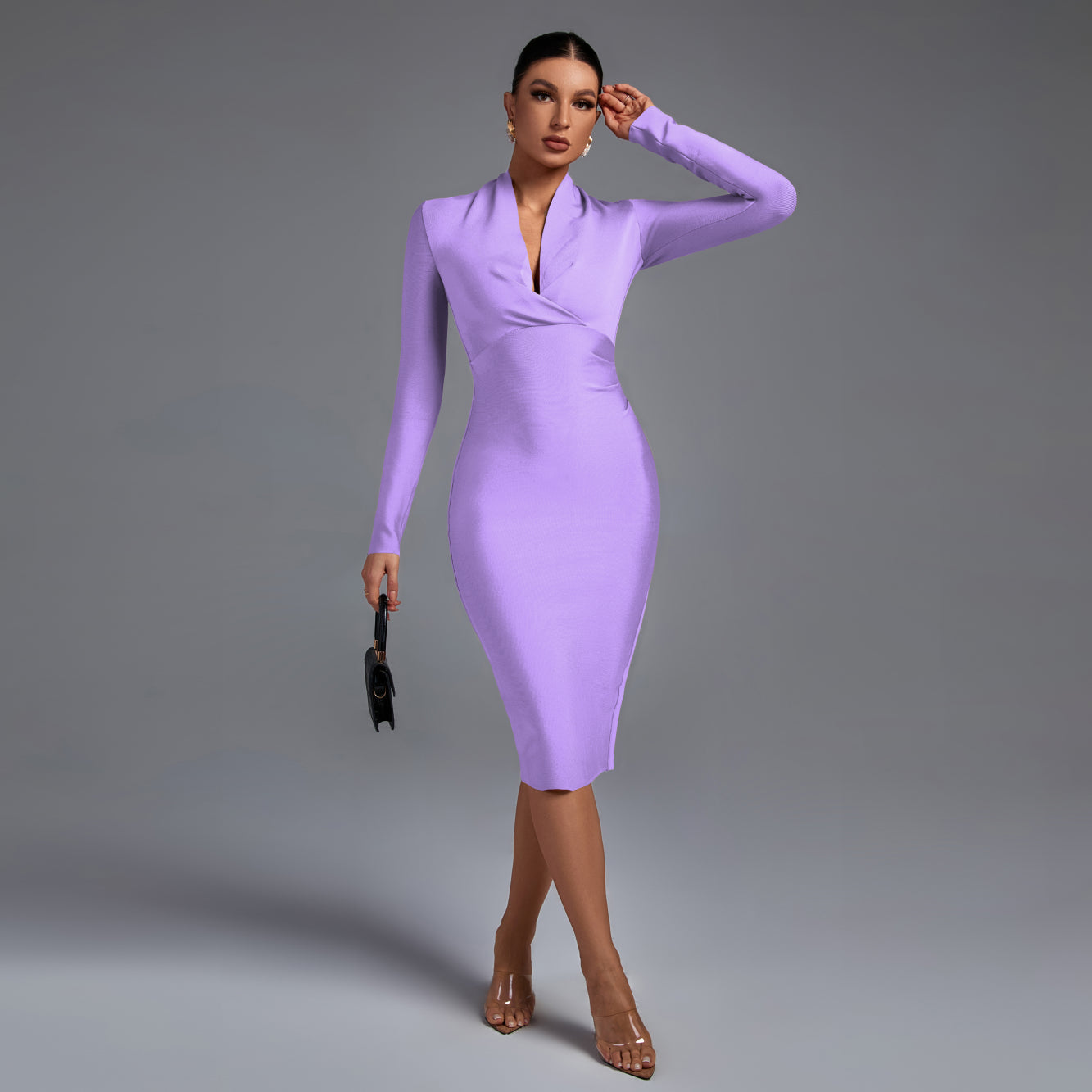 Hulda - Langärmliges Kleid