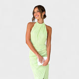Dorothea - Lange plissierte Robe