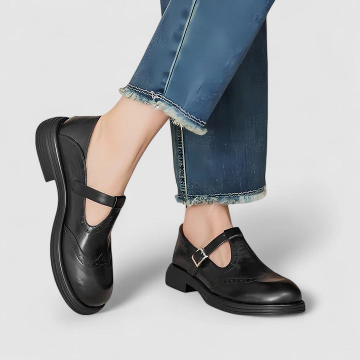 Waltraud - Klassische Mary Jane Schuhe