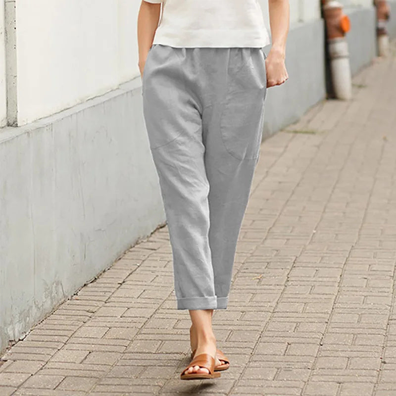 Bettina - Weite Hosen mit Taschen
