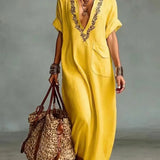 Else - Maxikleid im Boho-Stil mit Blumenmuster