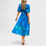 Dorle - Elegantes Midikleid mit floralem Muster