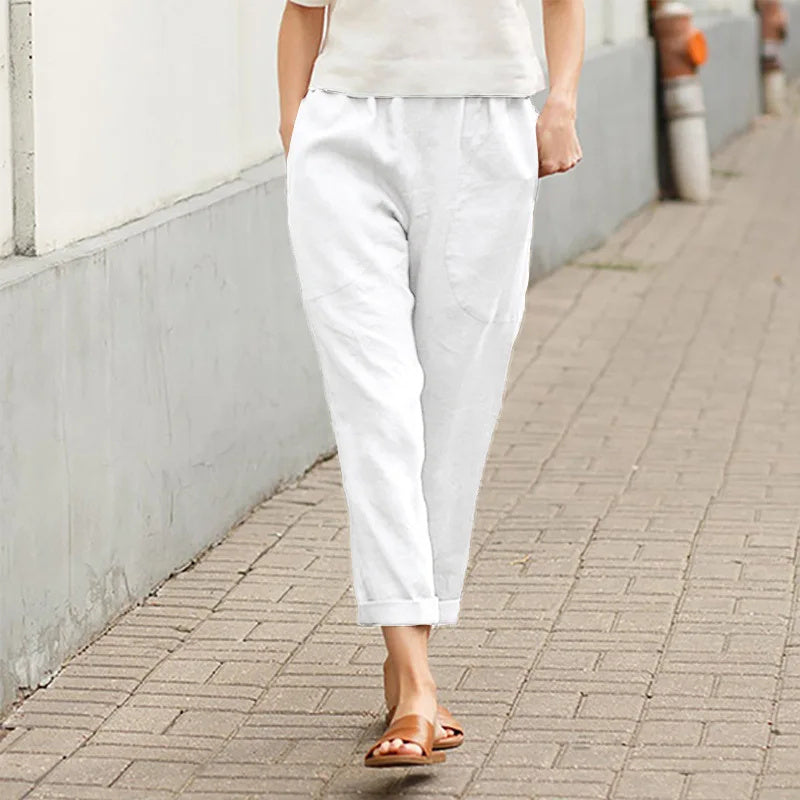 Bettina - Weite Hosen mit Taschen