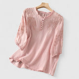 Hannelore - Elegante Bluse mit Knöpfen
