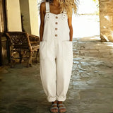 Frieda - Vintage-Kombination aus weichem Baumwollstoff mit Denim-Optik